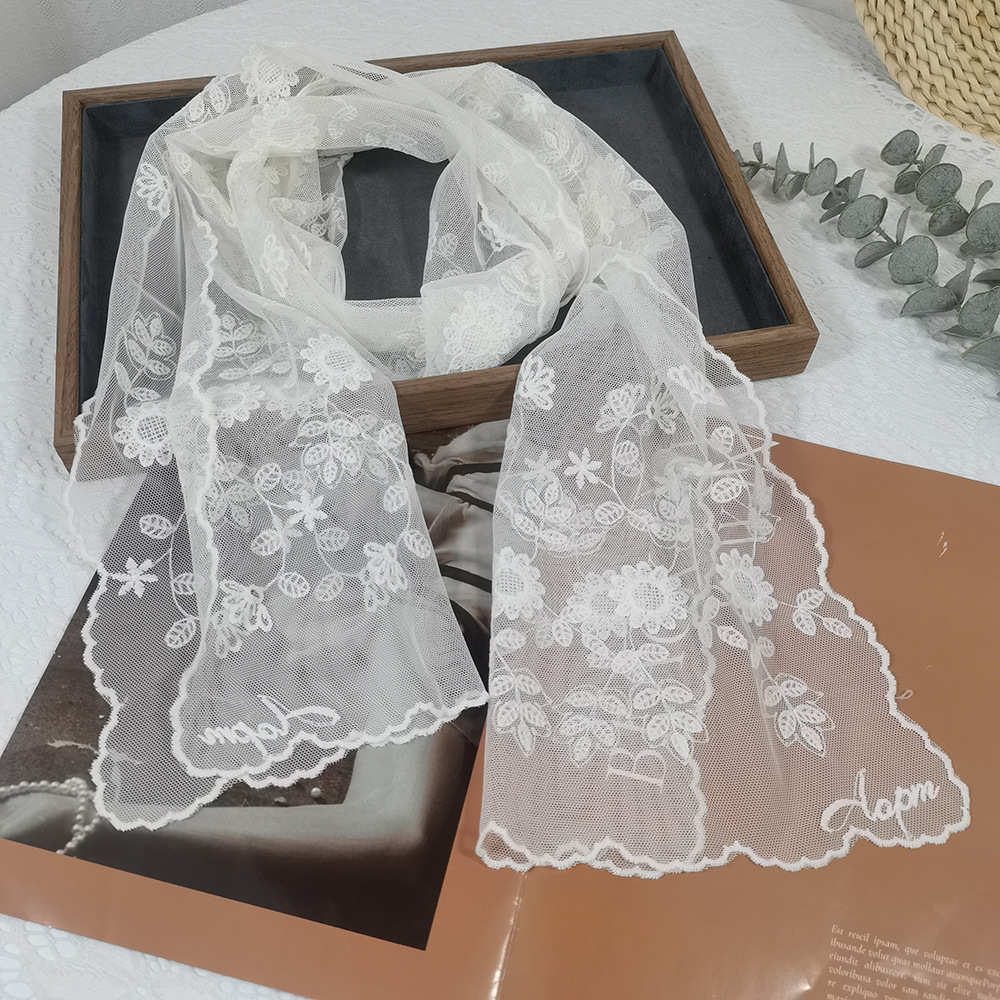 Lace Sunflower Silk Scarf Fair - đánh giá và giá Headband Summer Knit