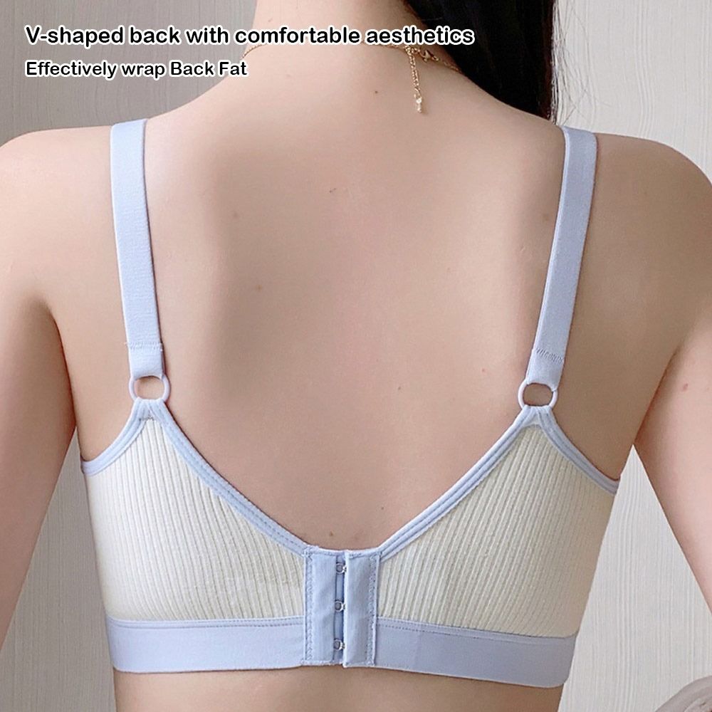 Fashion Double Buckle Nursing  - đánh giá và giá Bralette Triangle Set