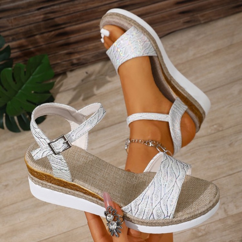 Wedge Sandals for Women White  - đánh giá và giá Wedge Espadrille Women