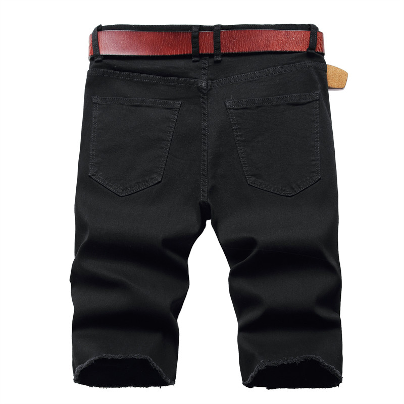2026 Summer Men's Red Rose Emb - đánh giá và giá Shorts Denim Frayed
